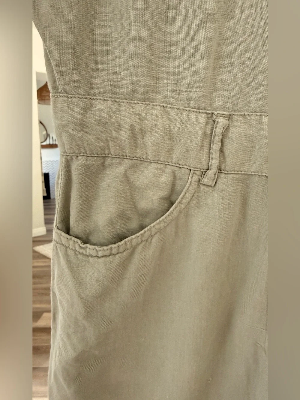 Zara side flap linen