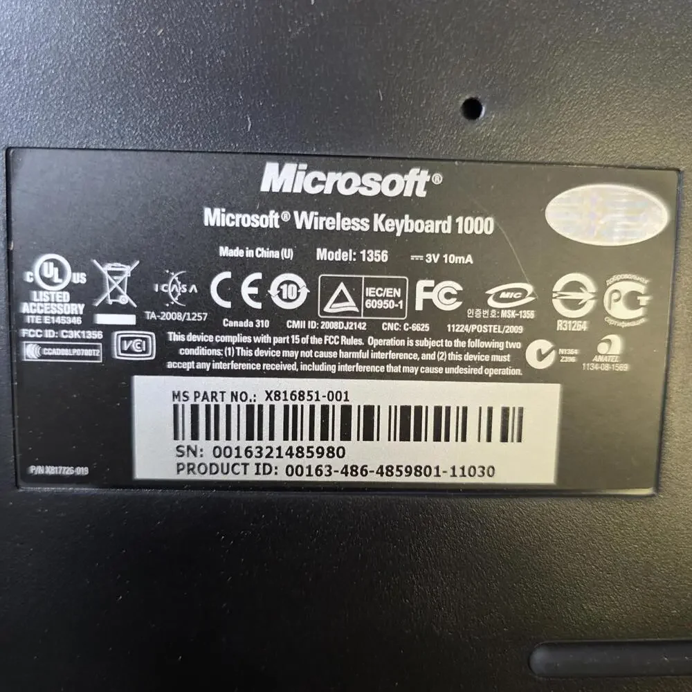 Microsoft wireless mouse