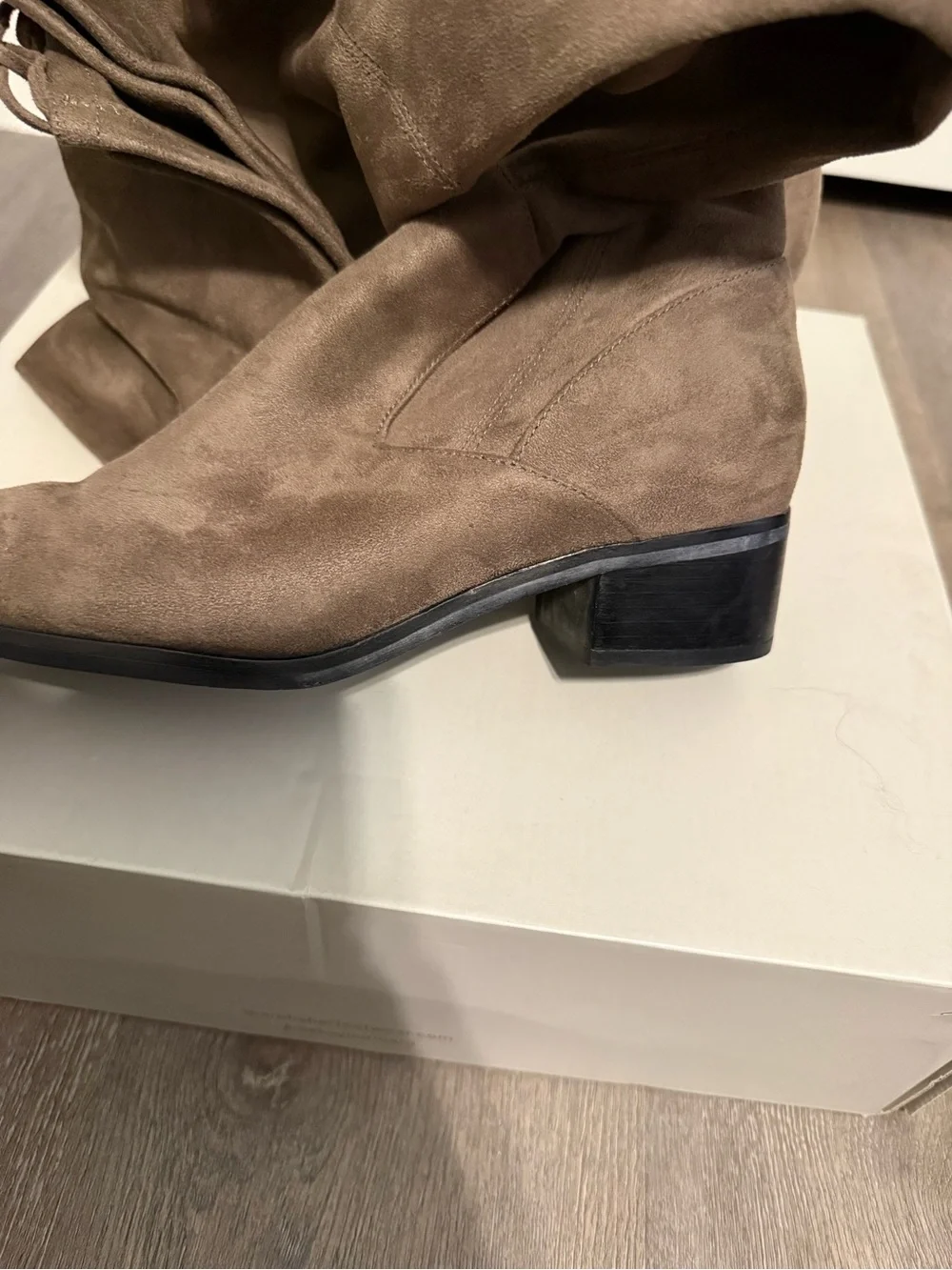 Marc Fisher Tall Brown Suede Over-the-Knee Boots