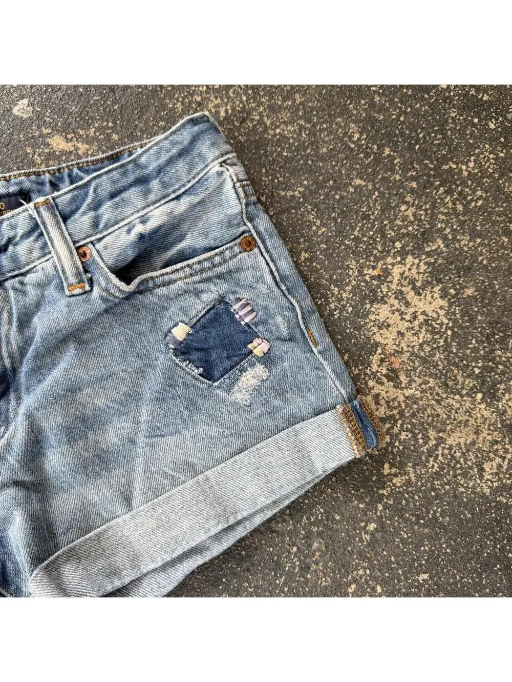 Polo Ralph Lauren Flower Embroidered Denim Shorts