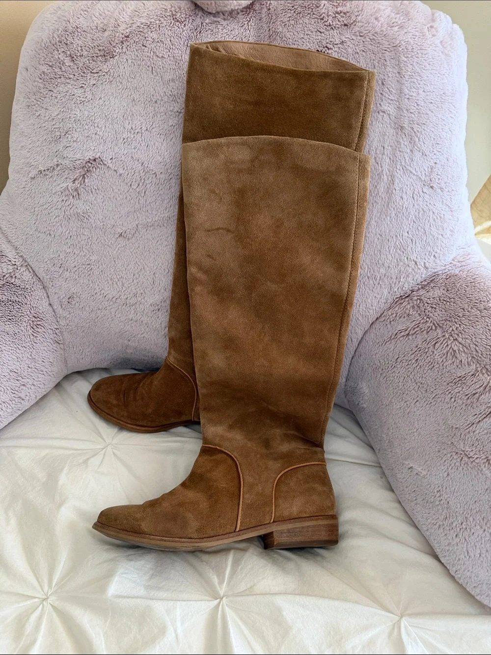 UGG Chestnut Brown Suede Over-the-Knee Boots