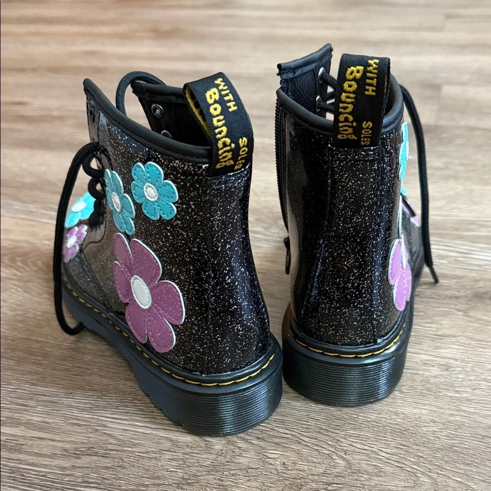 Dr. Martens stitching purple