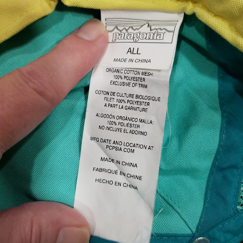 Patagonia bright yellow
