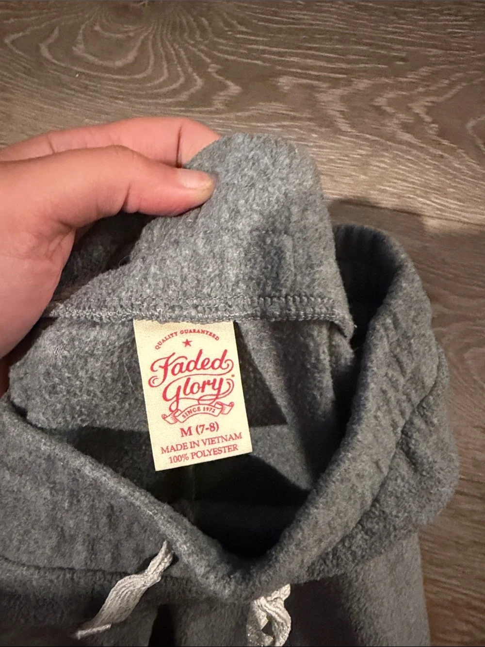 Faded Glory comfortable gray