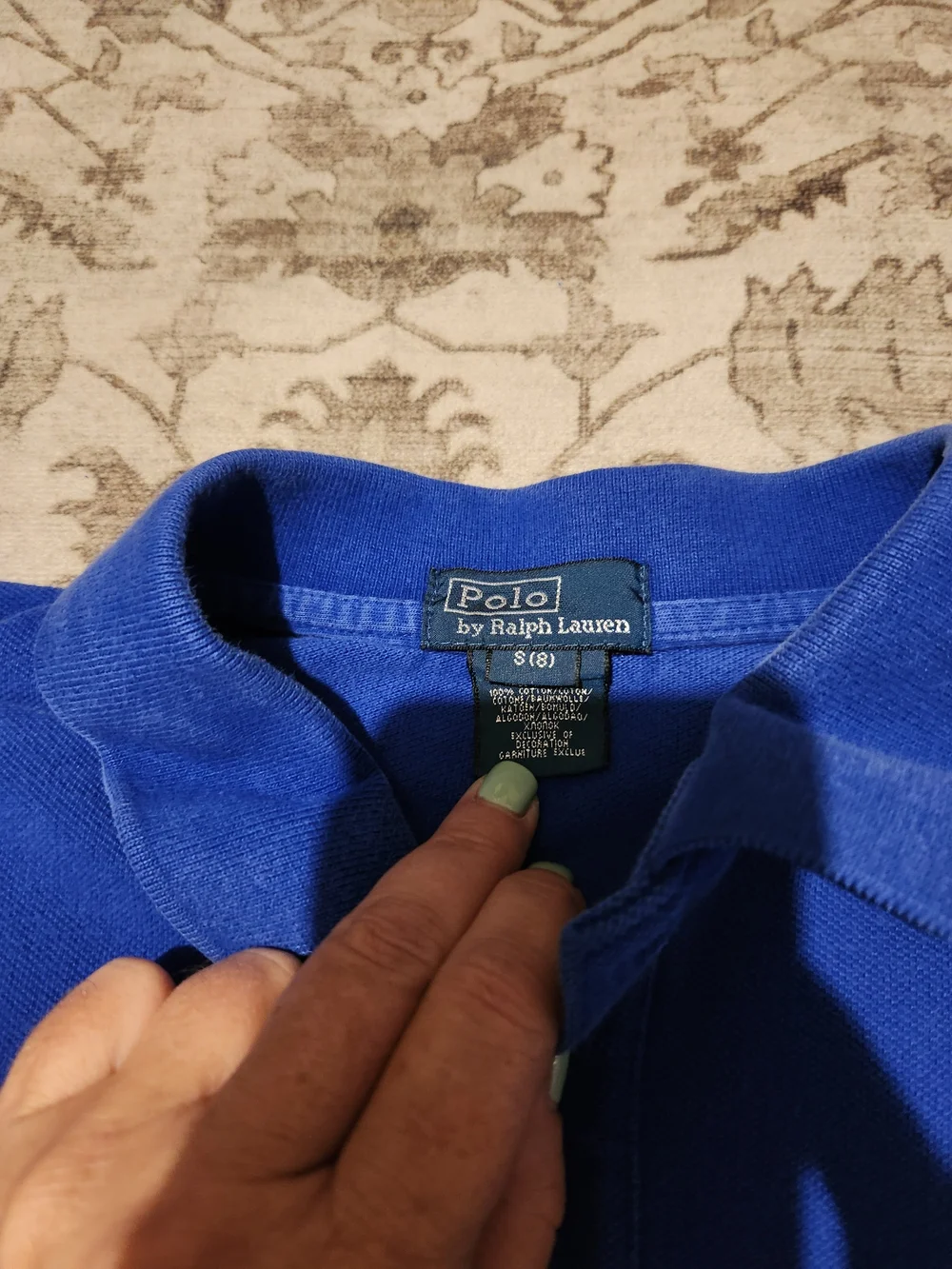 Ralph Lauren Kids Blue Polo Shirt