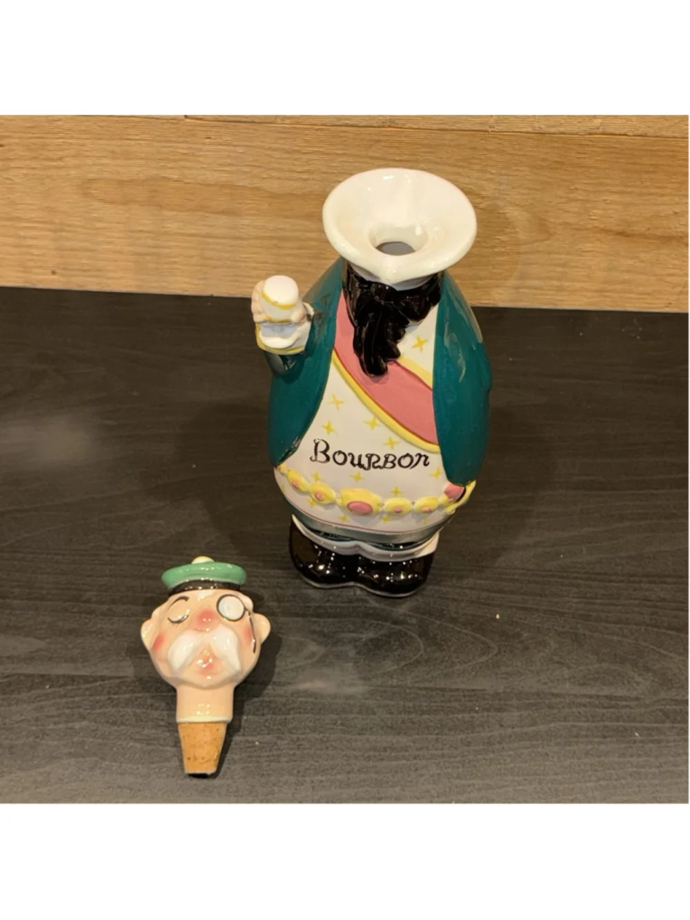 Lego Leo Goldman 1960 Kitschy Pirate Bourbon Bottle Decanter Japan MCM Rare Vtg