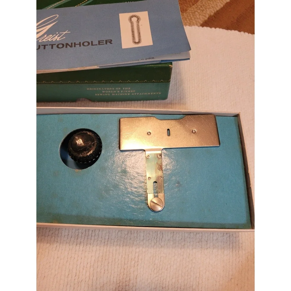 Greist vintage buttonholder
