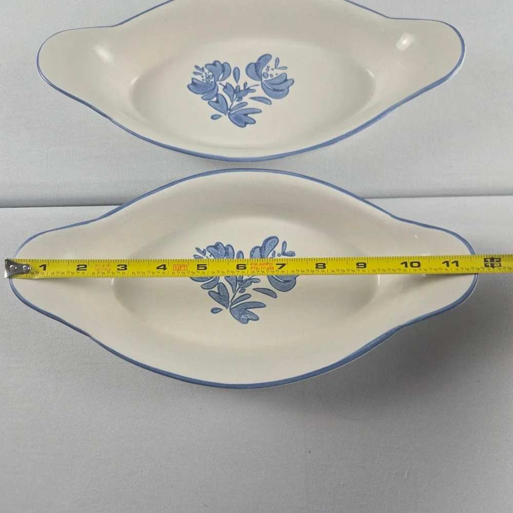 Vintage Pfaltzgraff Yorktowne 22 Oz Au Gratin Dishes #270 Set of 2 USA