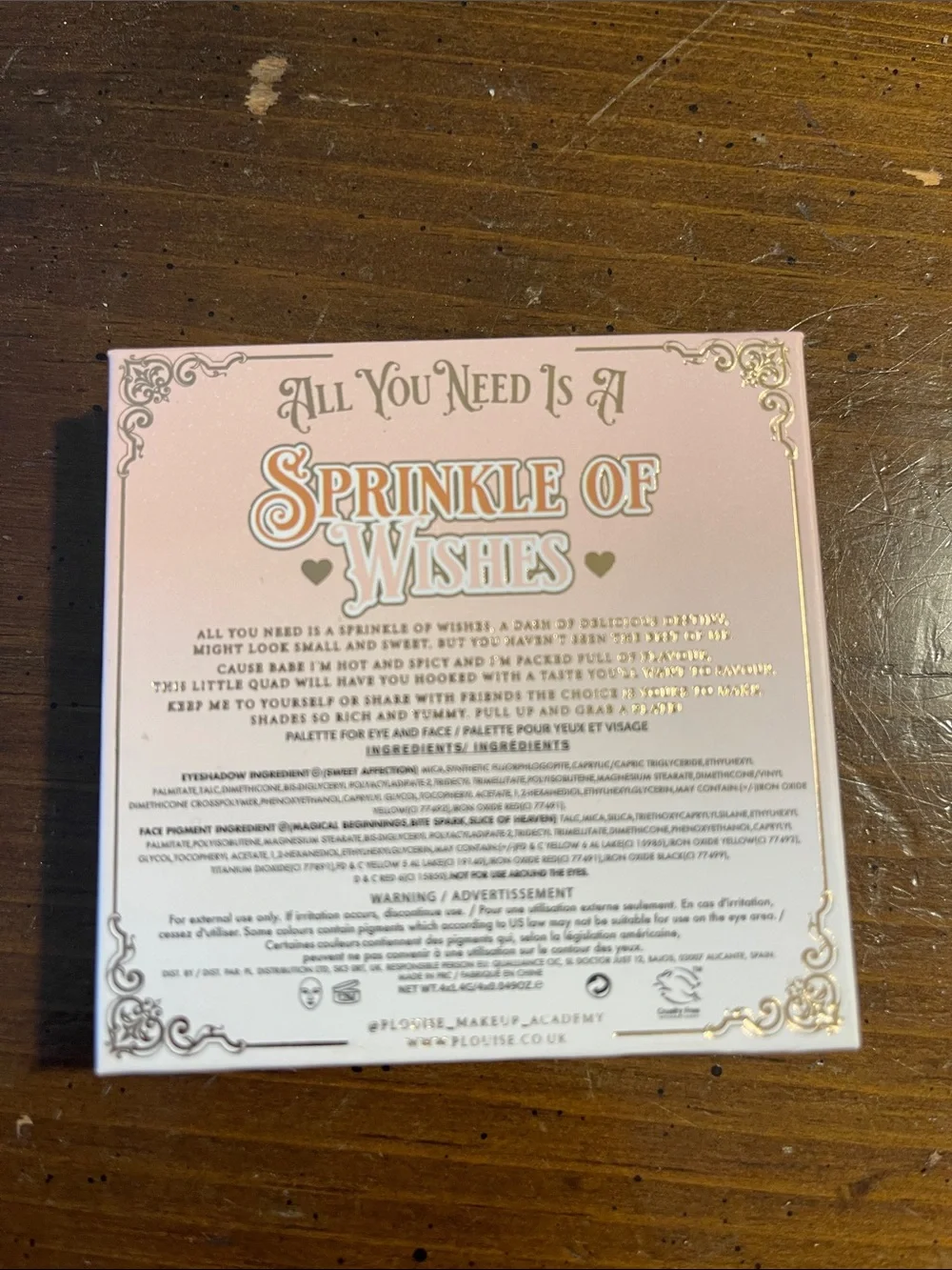 Plouise All You Need Is A Sprinkle of Wishes Eyeshadow Palette