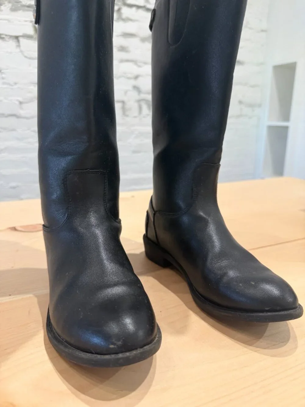Sam Edelman Penny Equestrian Riding Boots Black Girls 1