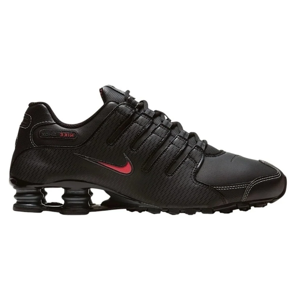 Mens Size 12 - Nike Shox NZ (378341 017) Black Varsity Red