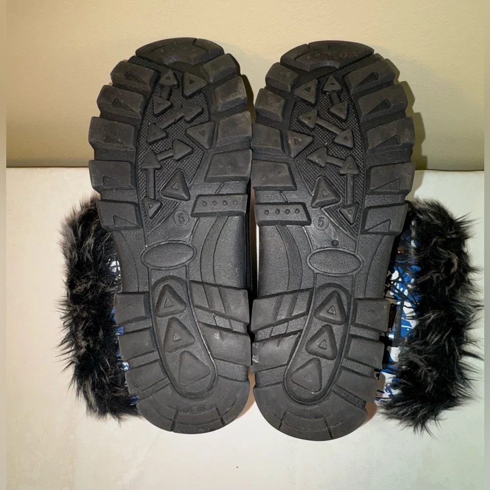 EUC Snow Boots: Unisex, Waterproof, Zip Closure, Lace Tightener, Faux-Fur Lined