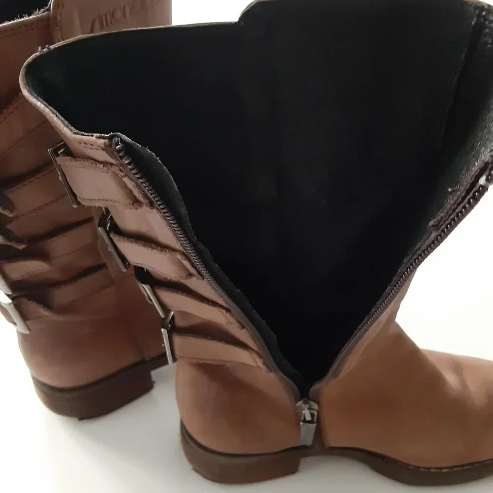Simonetta zippers boots