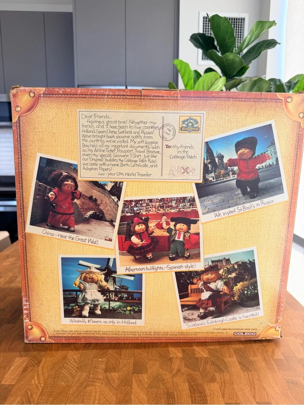 1985 Cabbage Patch Kids World Traveler Spain Boy NIB