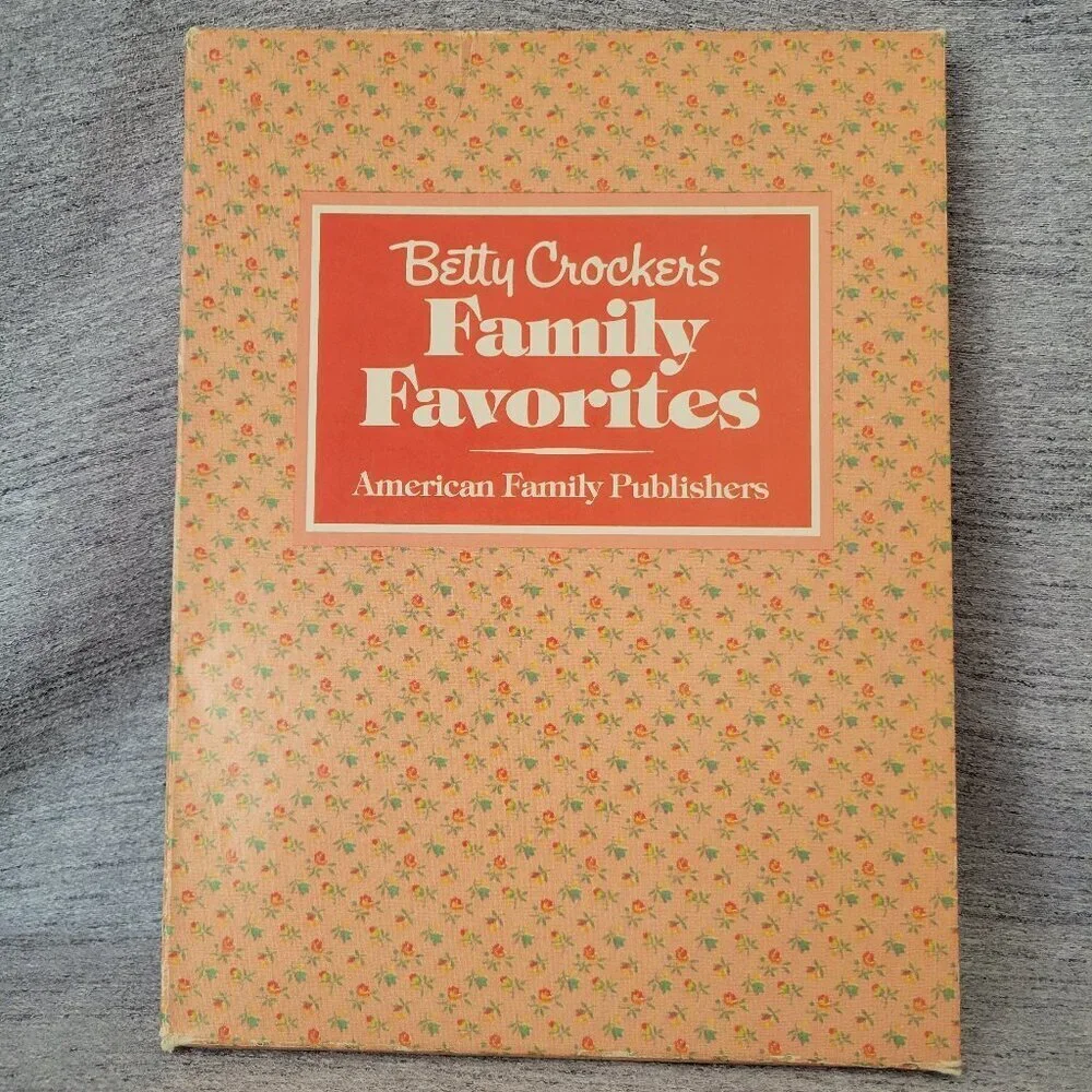 Vintage Betty Crocker Family Favorites Cook Books