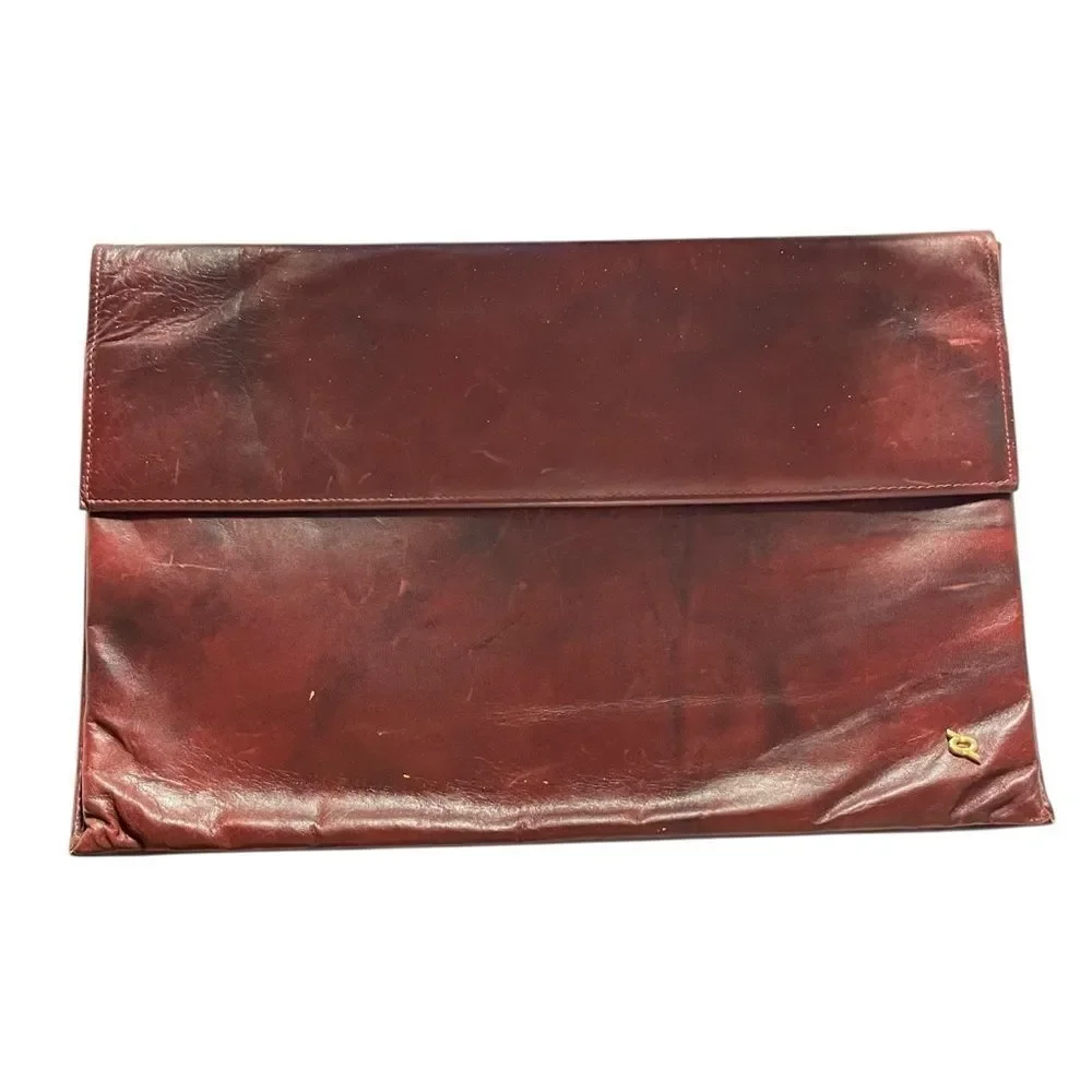 Rolf’s Vintage Cowhide Leather Portfolio Document Case