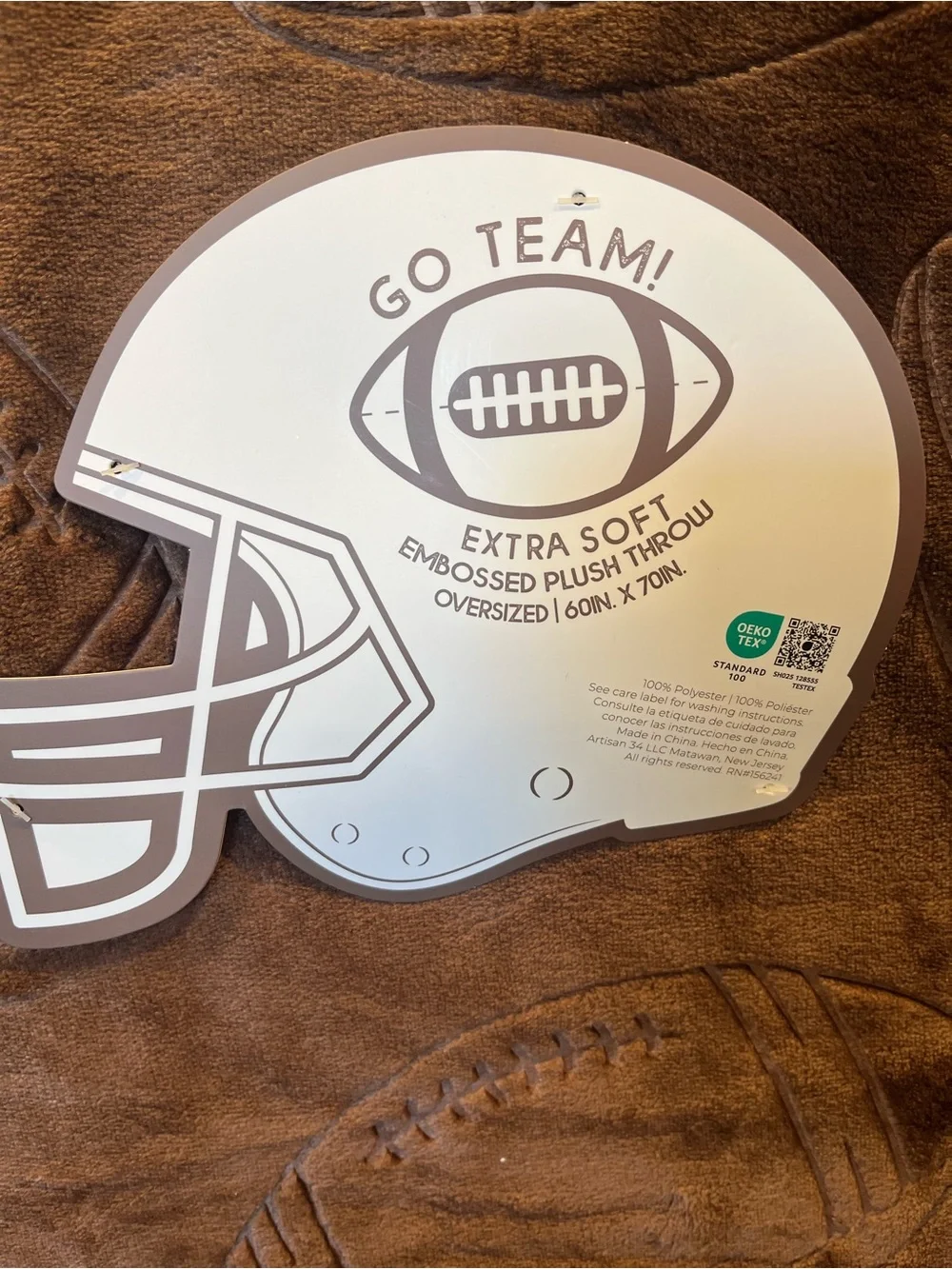 Go Team brown oversized