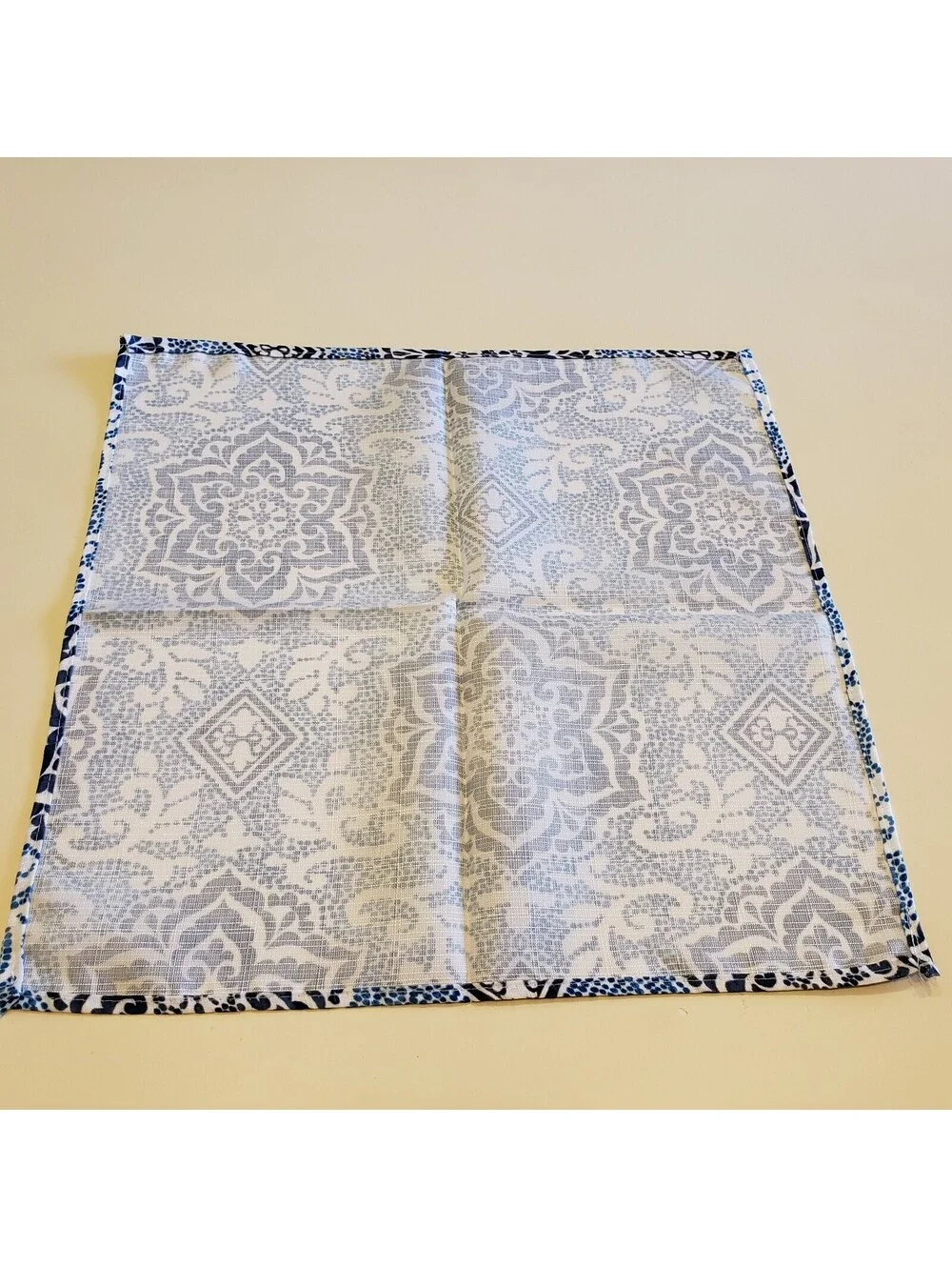 Waverly napkins blue