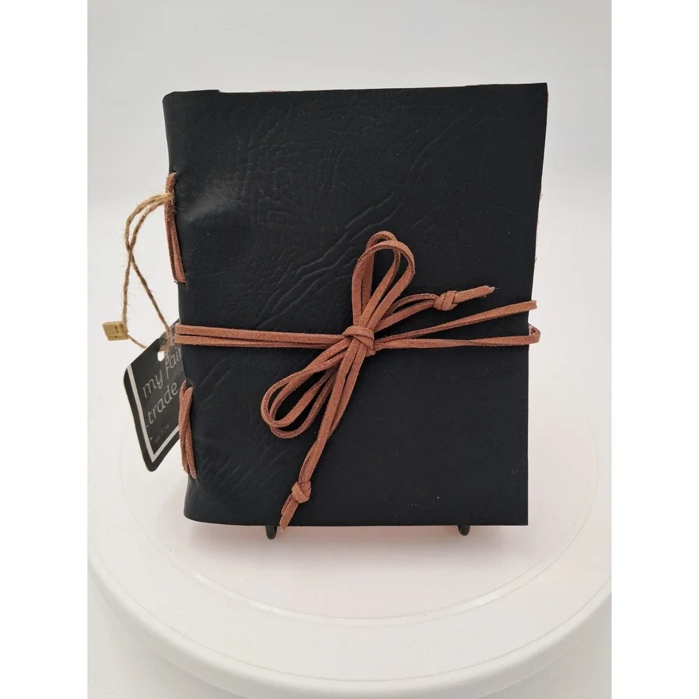 Handmade Leather Journal. Made In Haiti