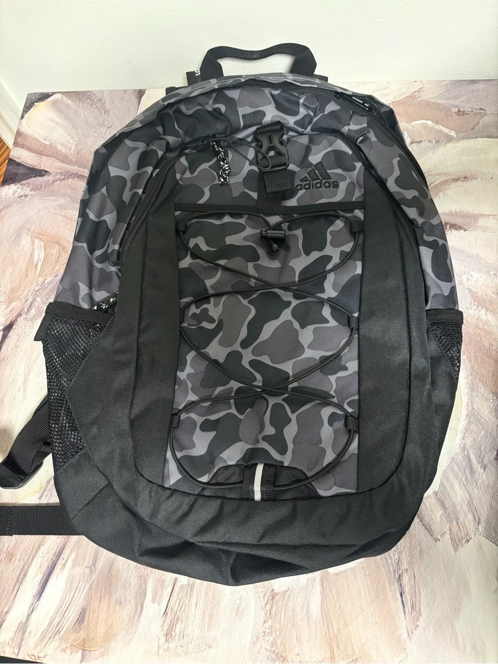 adidas backpack gray