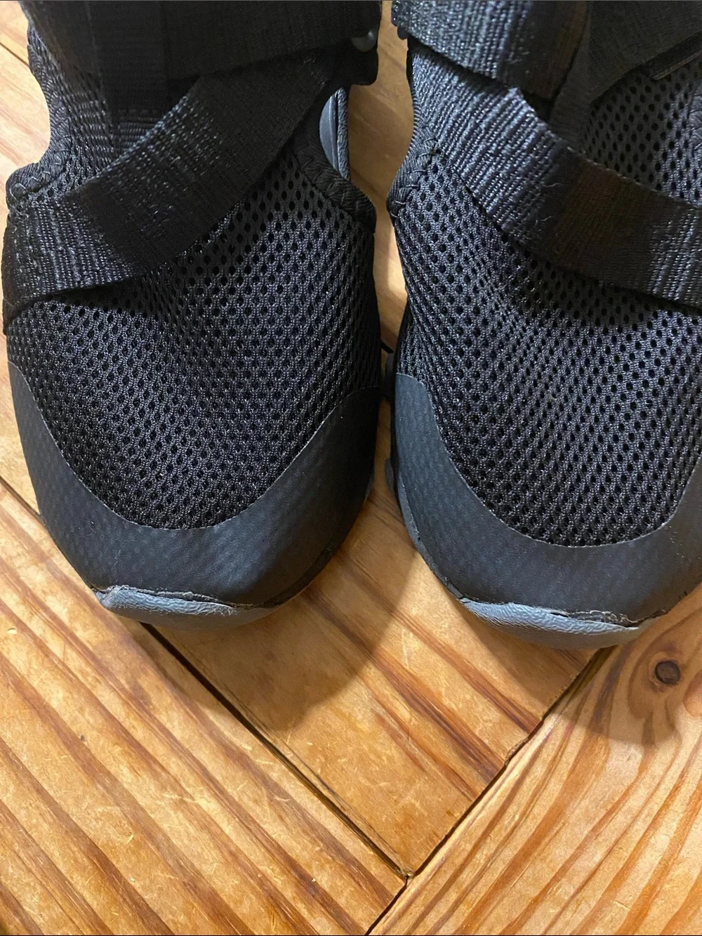 Kids Black Breathable Sport Sandals