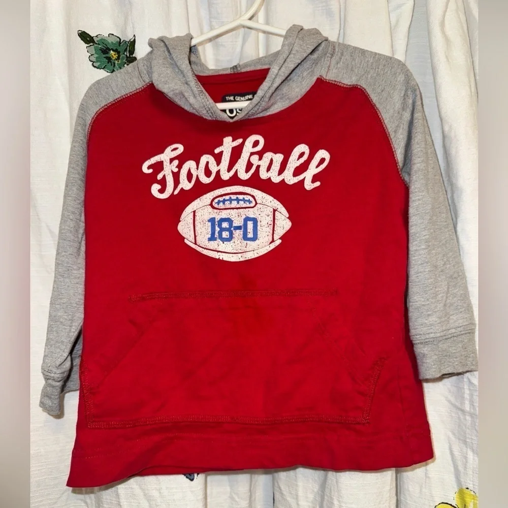 Oshkosh B’gosh Boys 3T Football Hooded Pullover