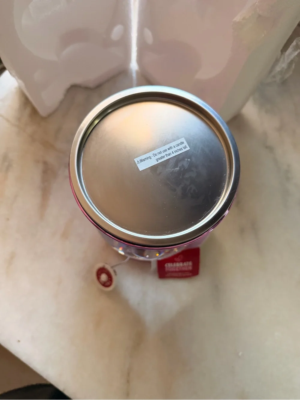Bath & Body Works Pink LED Valentine’s Day Candle Holder