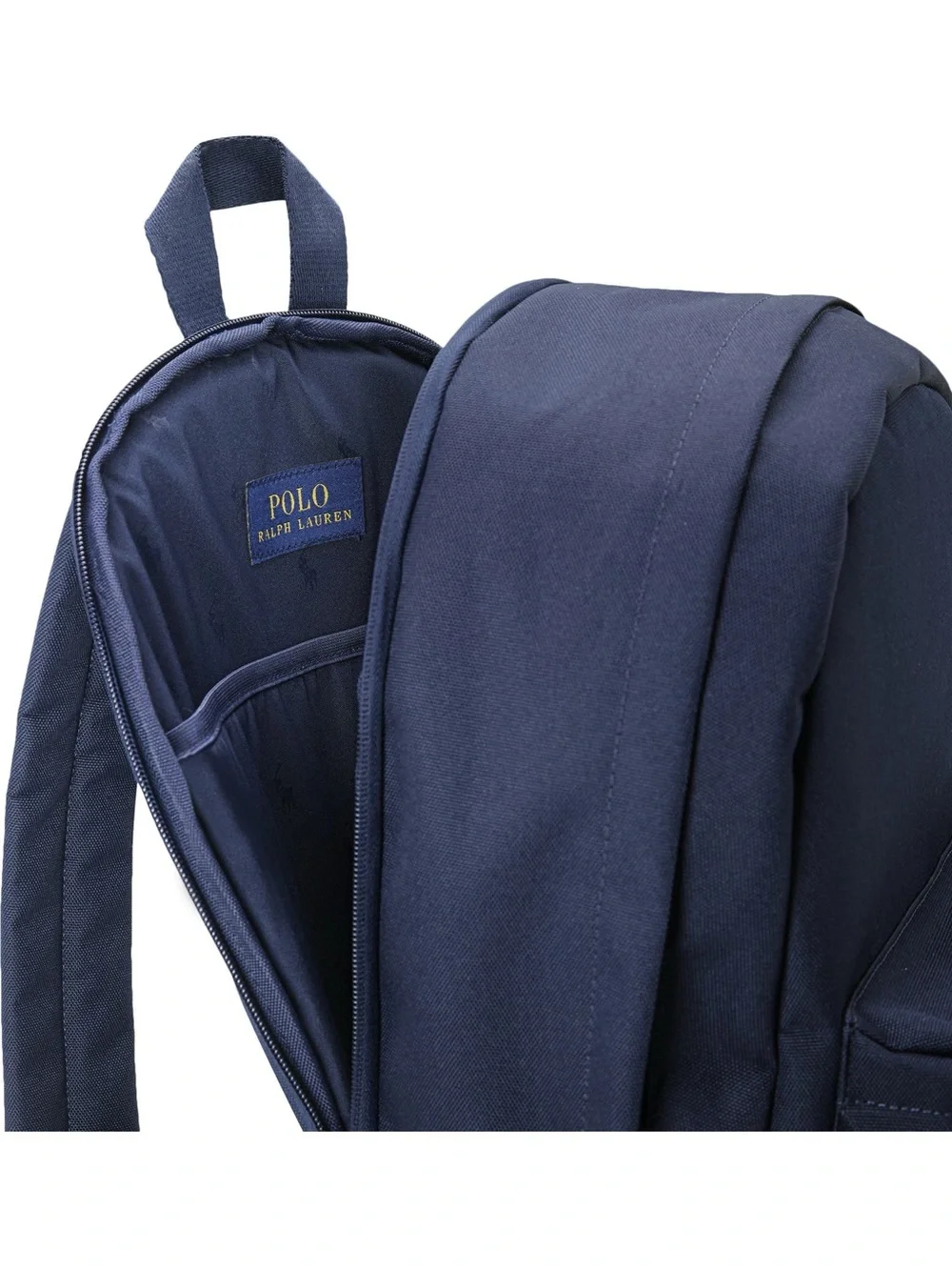 Polo by Ralph Lauren Navy Bear-Embroidered Backpack