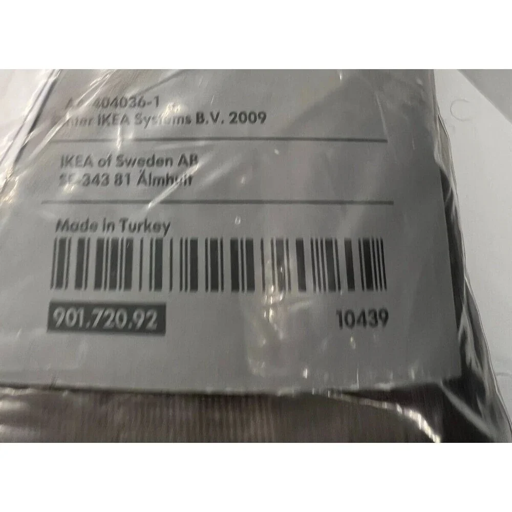 IKEA Brown black green 2 Curtain Panel 57x98