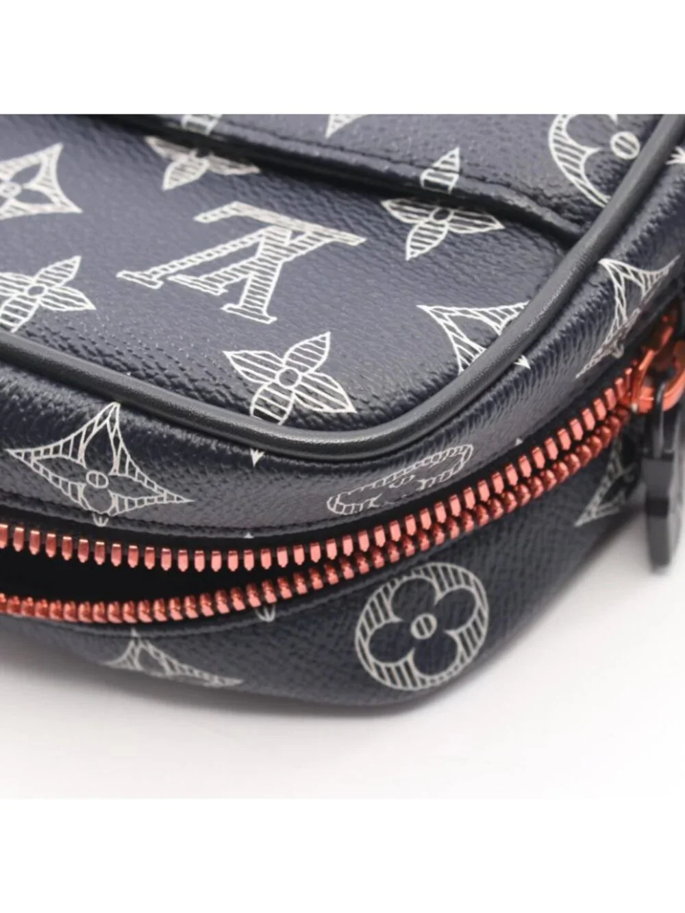 Louis Vuitton Shoulder Bag Danube PM Monogram Ink Upside Down Leather