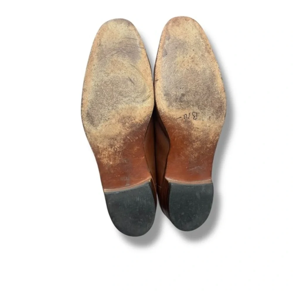 Sante‎ Majestik 11 D/B Brown Cap Toe Oxford Dress Shoes Leather Signature
