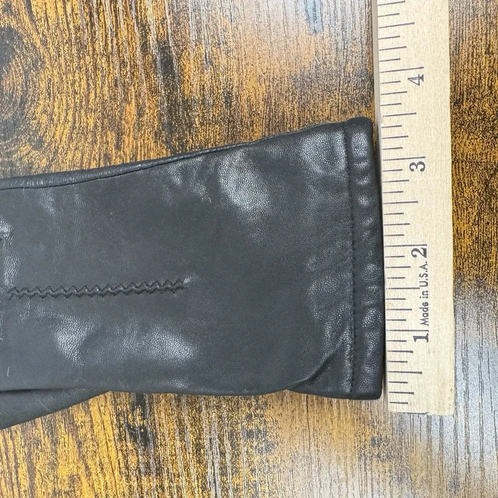 Vintage‎ Fownes Woman's Genuine Leather Gloves Size 7 WPL 9522 Lined