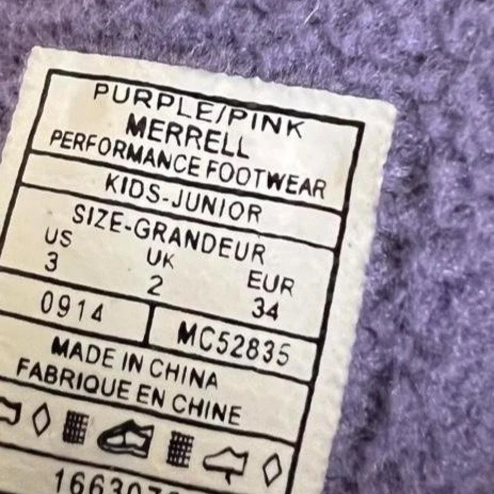 Merrell pink purple