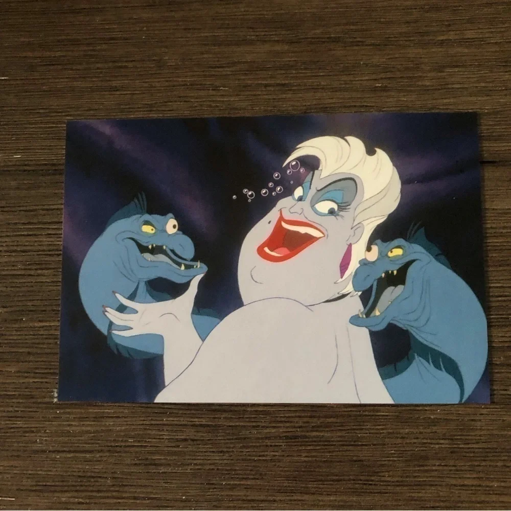 Disney villains postcards