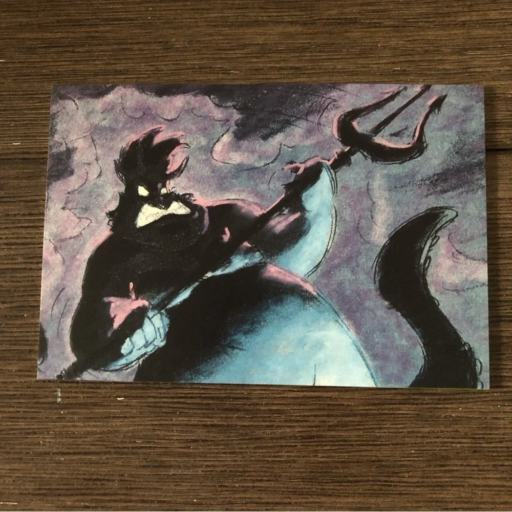 Disney villains postcards