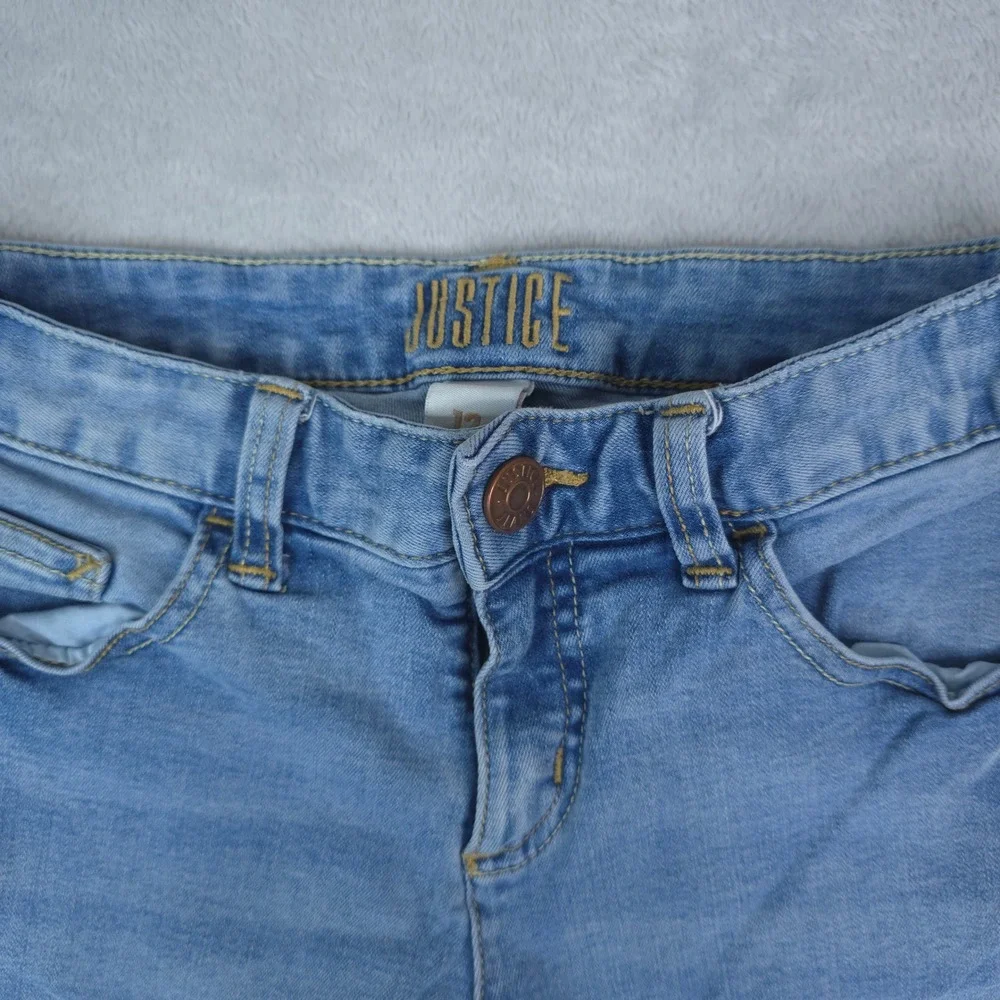 Justice denim shorts
