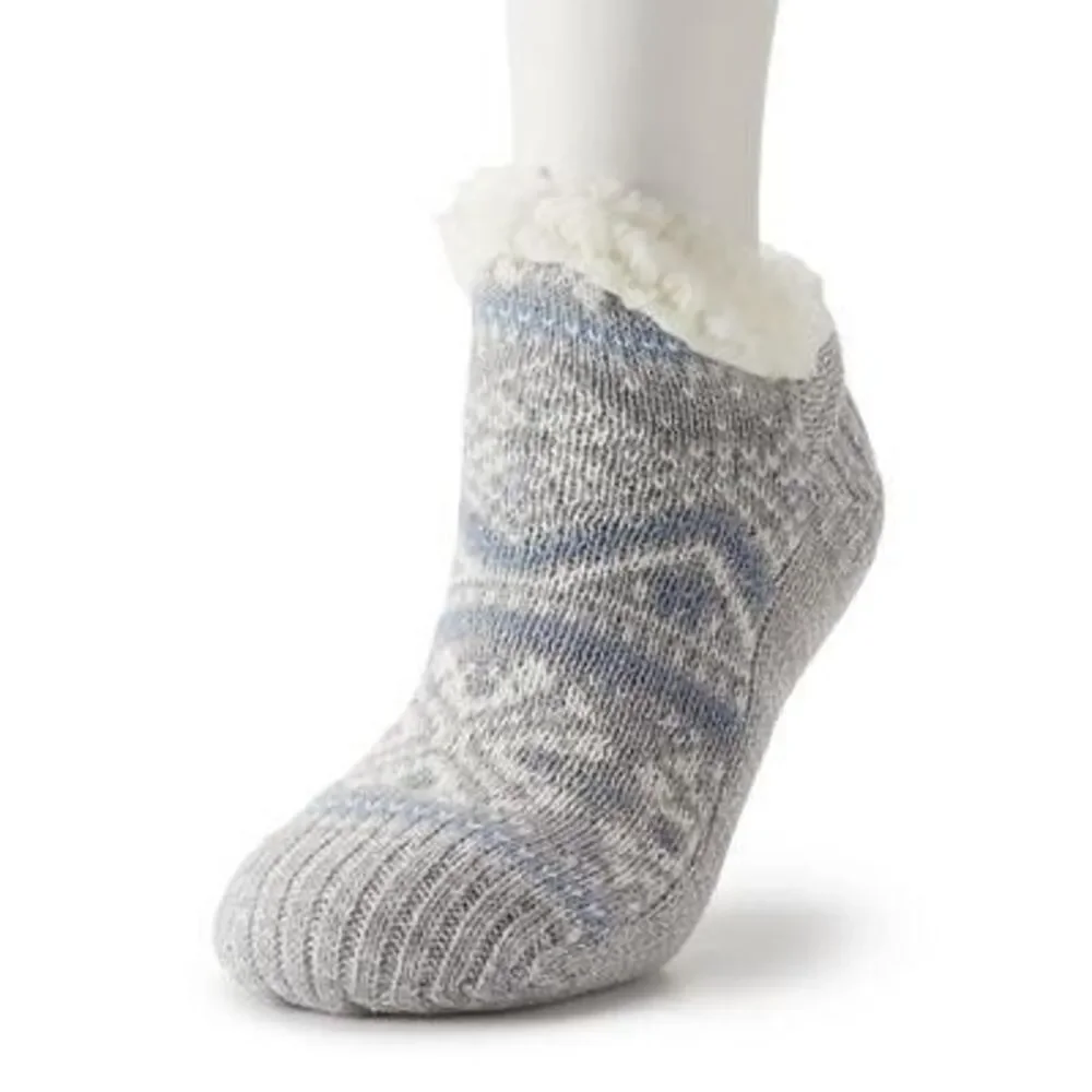 MUK LUKS Women's Shortie Cabin Sock - S/M (5-7)