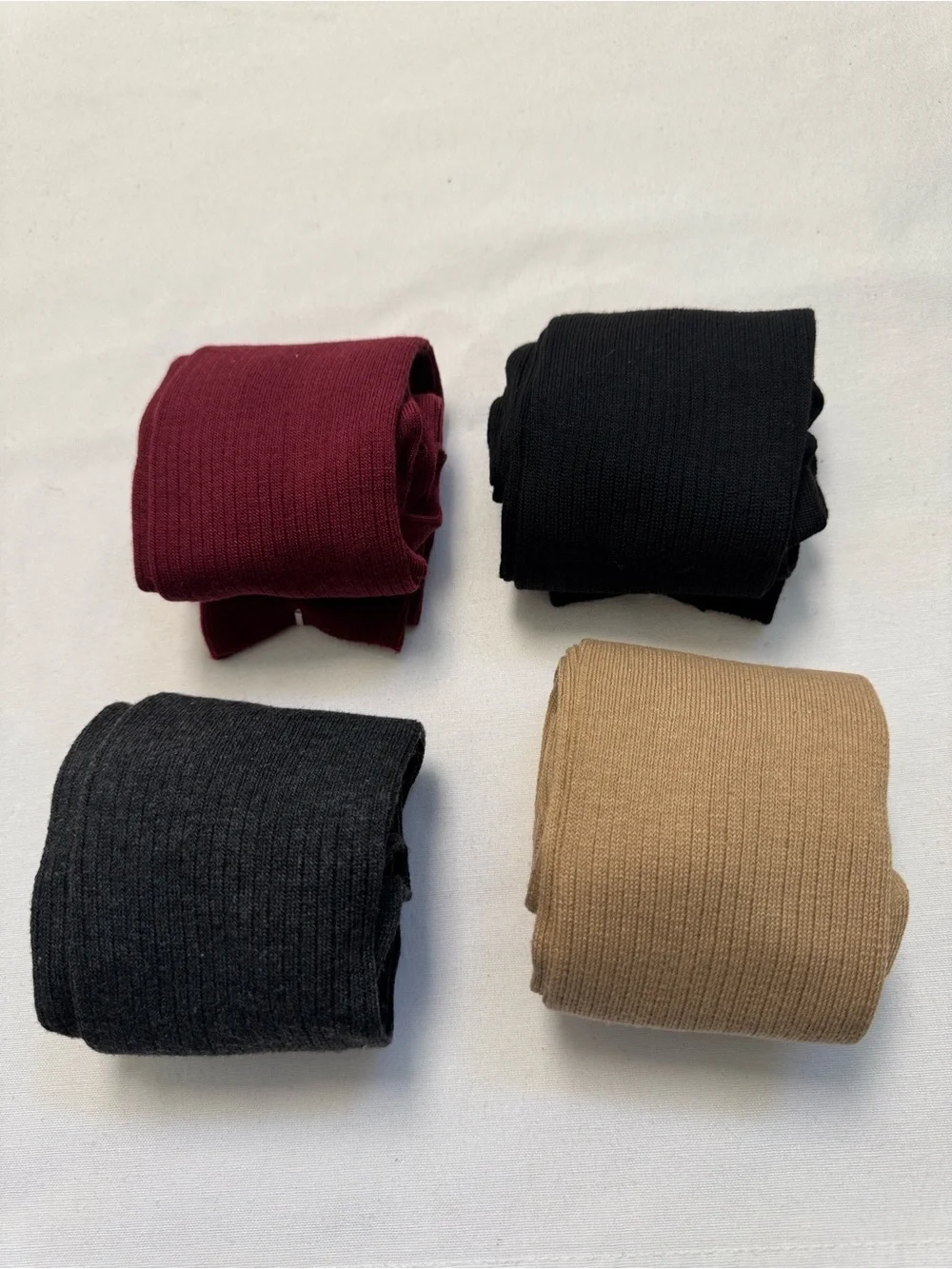 Socks Bundle Of 4 New Thigh Over The Knee Knit Long Socks