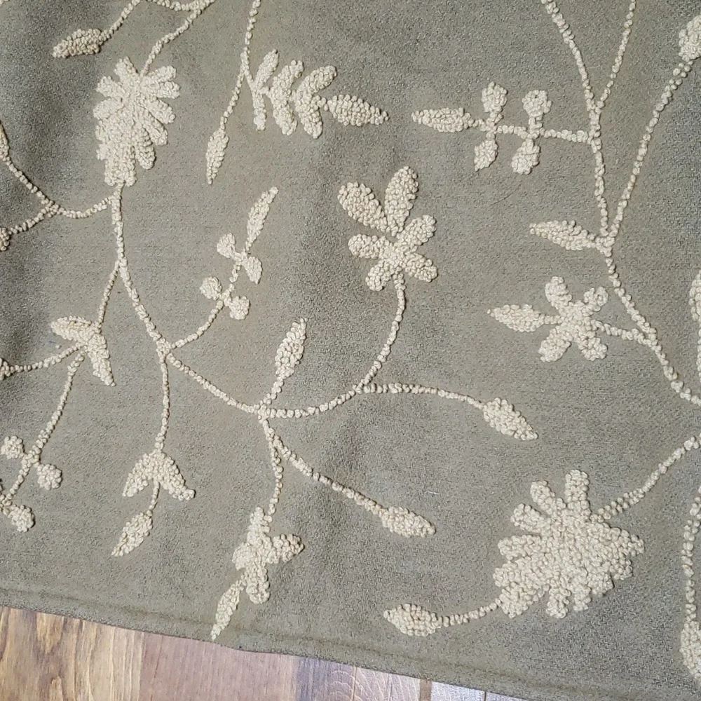 Crate&Barrel ARCADIA Crewel Pillow Cover