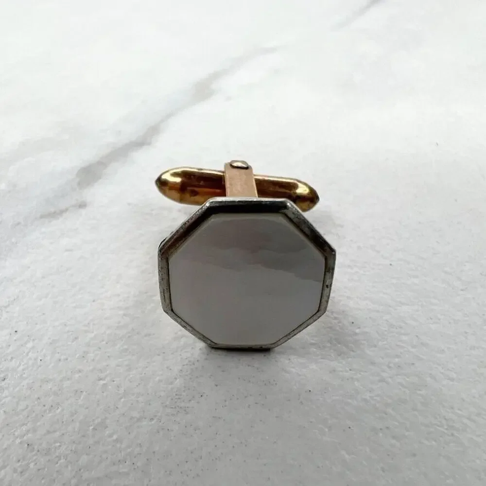 Vintage Mother of Pearl Single Cufflink
