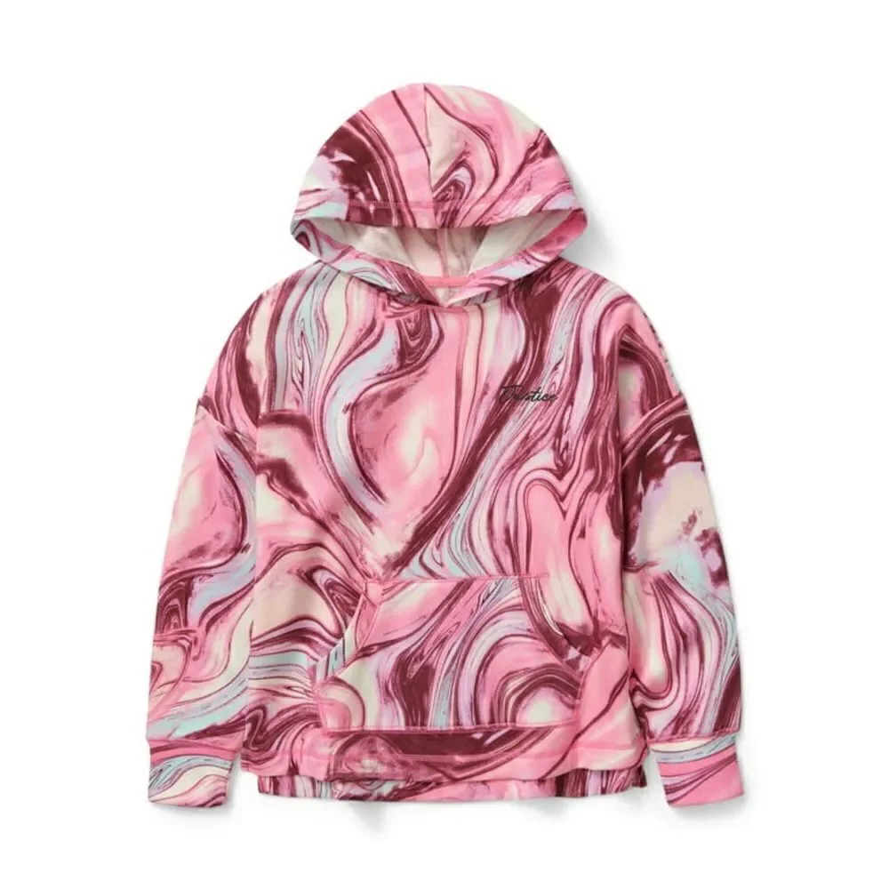 Justice Girls Marbled Sweatshirt Size Large (12-14)