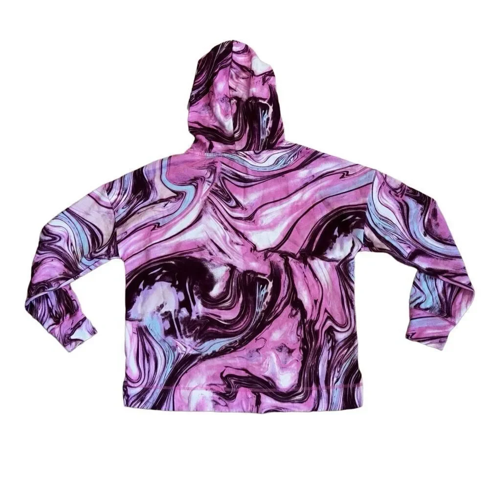 Justice Girls Marbled Sweatshirt Size Large (12-14)