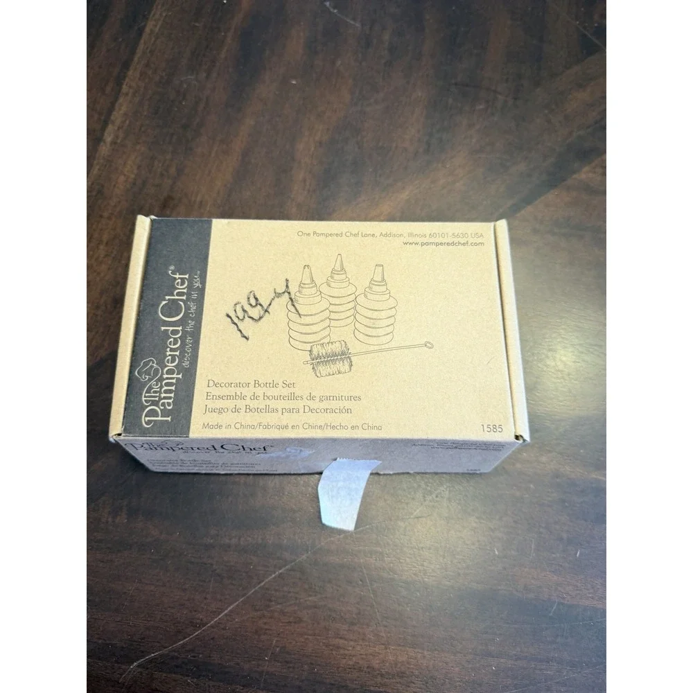 pampered chef decorator bottle set #1585 cake And Cookie Decorating NIB