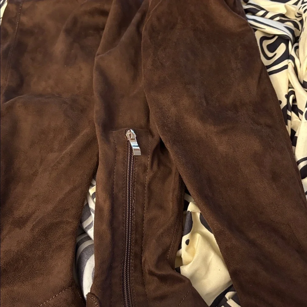 New- 5 bohemian Over-the-Knee Boots Dark Brown & Gold Zipper  Festival boots