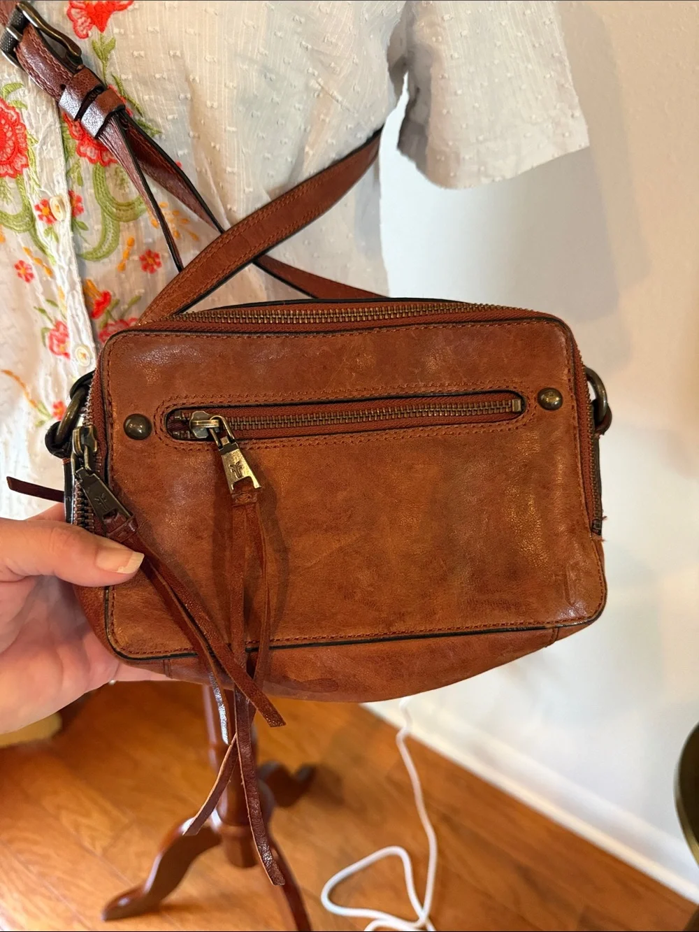Frye compact leather