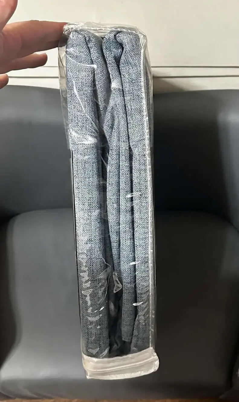 Total Blackout Window Panel Pair 84 Inch Grommet Panels Renwick Denim