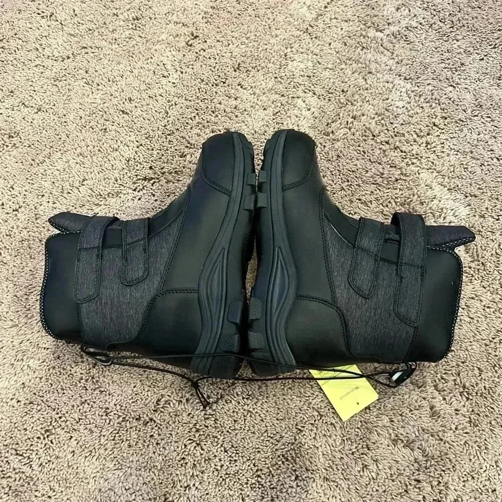 NWT new target kids 3 baker all in motion waterproof Velcro black boots snow