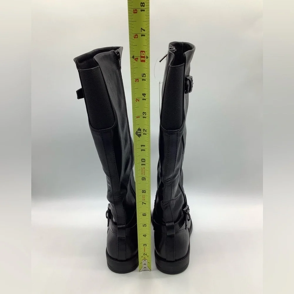 Baretraps Cassidy Black Knee High Boots | Vegan | Size 7.5 l New with Box