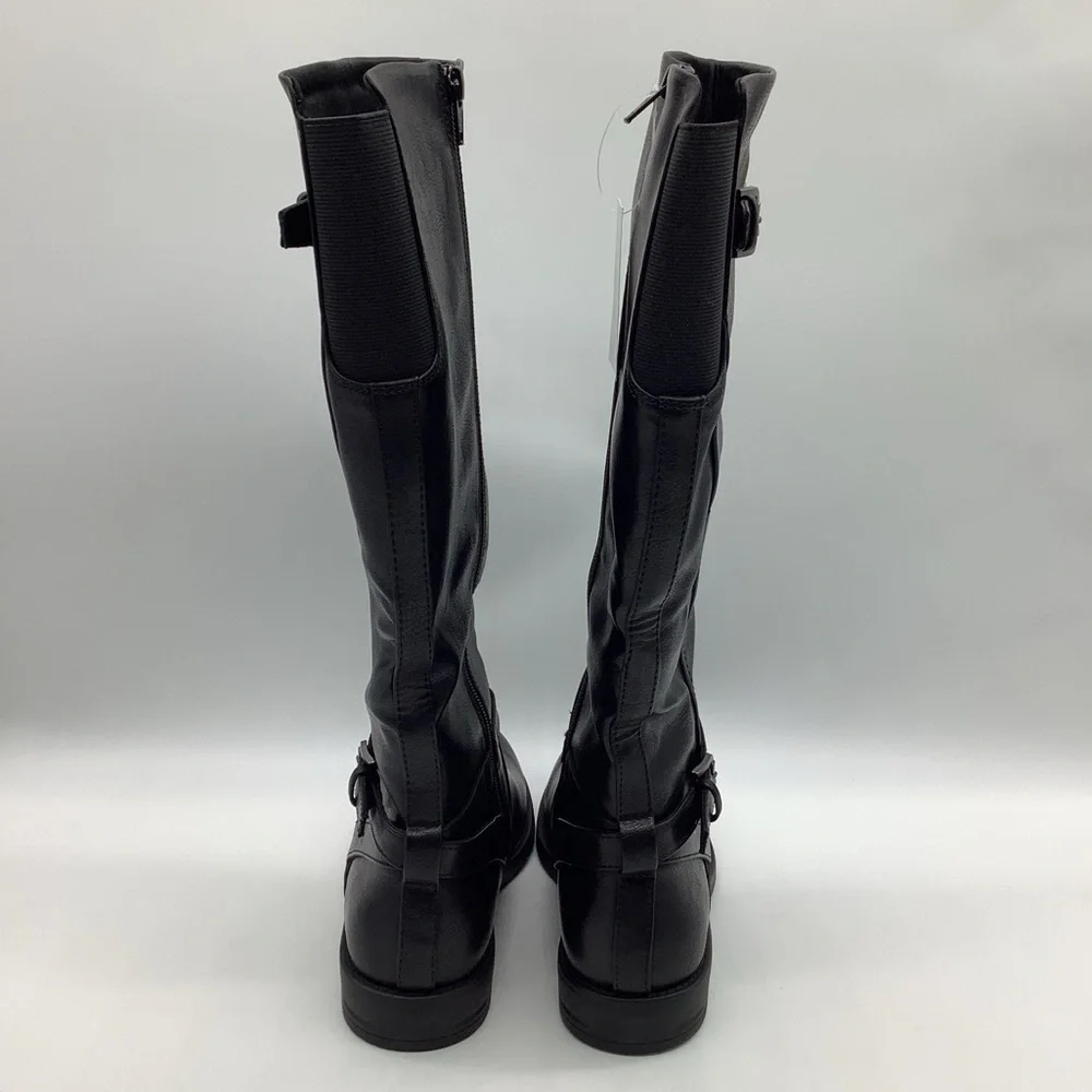 Baretraps Cassidy Black Knee High Boots | Vegan | Size 7.5 l New with Box