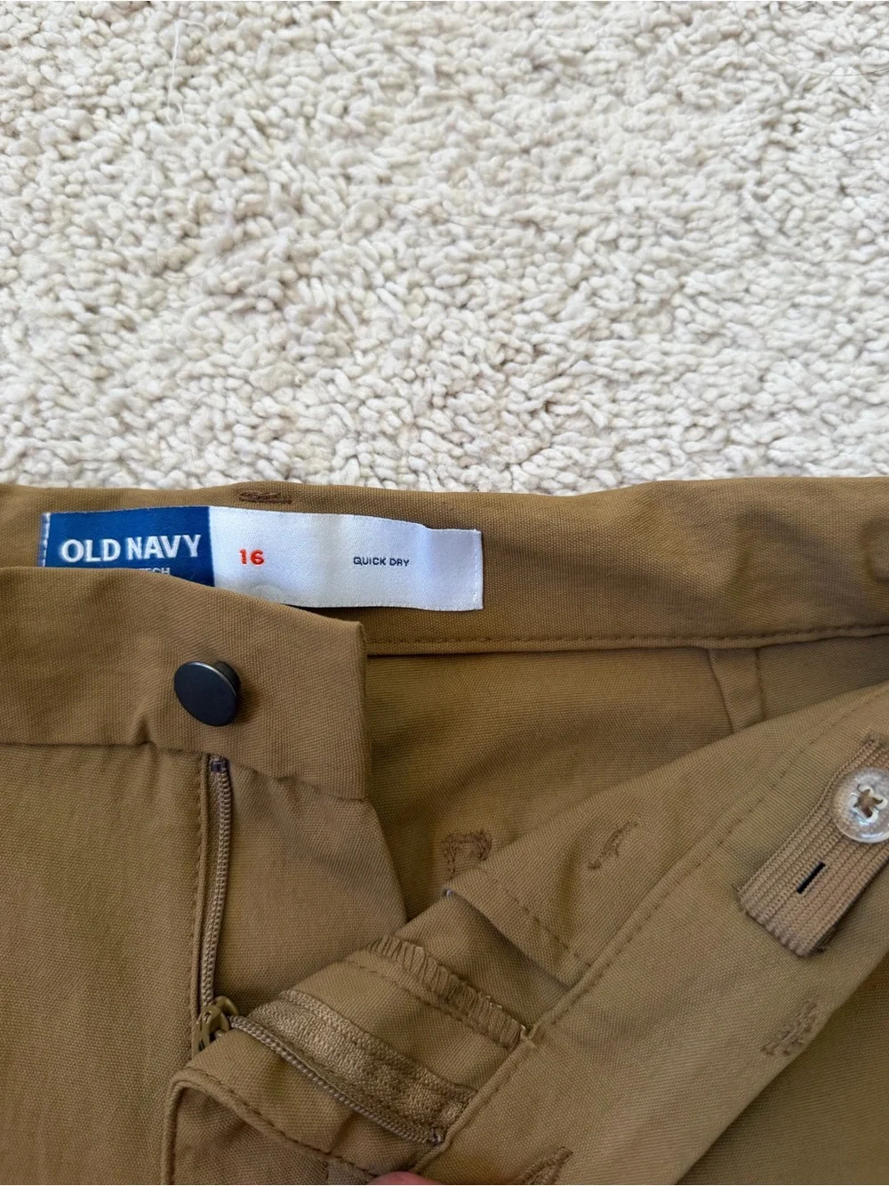 Boys Khaki Pants 16 Old Navy